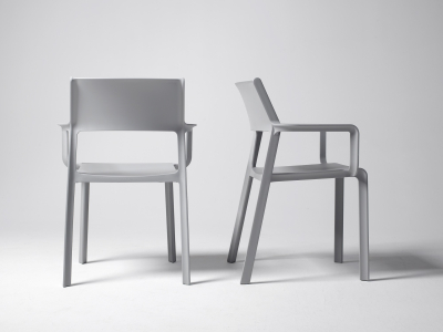 Кресло пластиковое Nardi Trill Armchair стеклопластик серый Фото 5