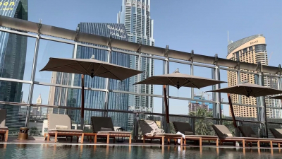 Зонт профессиональный 3х4 м Fim Capri тик, алюминий, акрил коричневый, серебристый, слоновая кость Фото 7