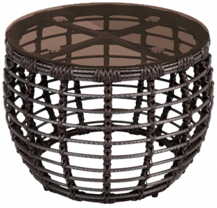 Комплект плетеной мебели ReeHouse Lotus алюминий, искусственный ротанг, олефин, стекло шоколад металлик, коричневый, бронза Фото 11