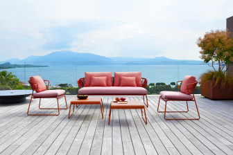 Диван плетеный с подушками Lisa Sofa Club