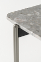 Столик кофейный PEDRALI Blume алюминий, сталь, компакт-ламинат HPL серебристый, белый мрамор Фото 7