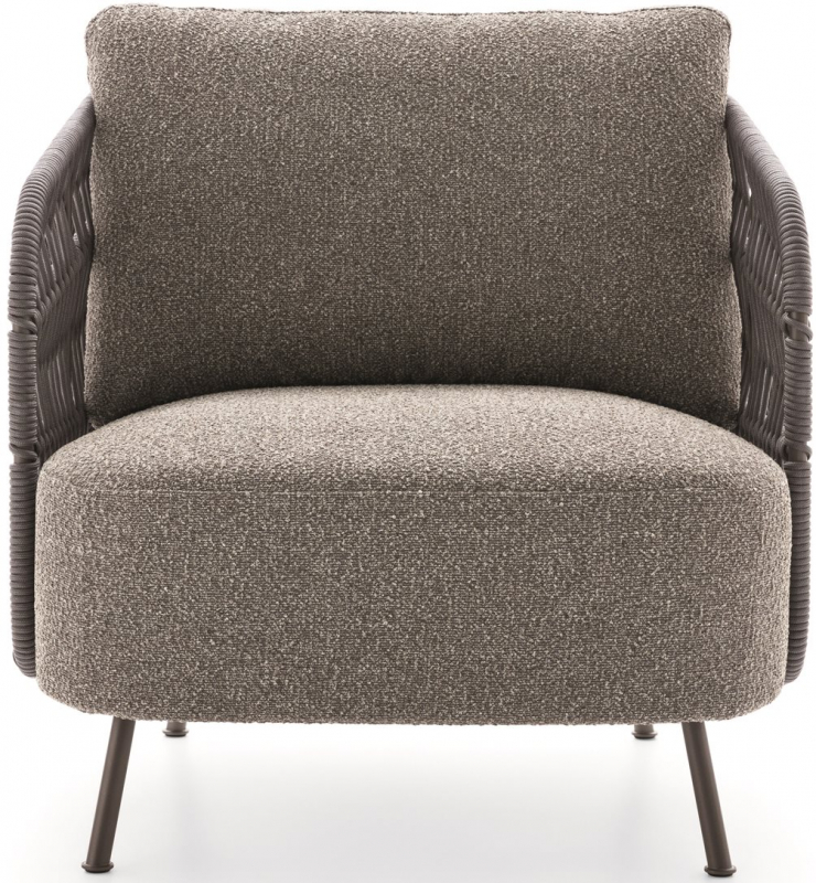Кресло плетеное с обивкой 356 Outdoor Woven