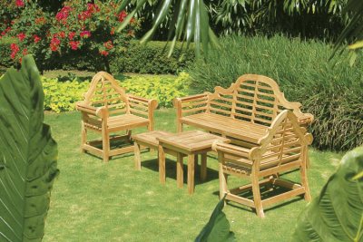 Столик деревянный журнальный Giardino Di Legno Dehors тик Фото 6
