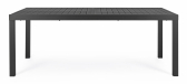 Стол металлический обеденный раздвижной Garden Relax Hilde алюминий антрацит Фото 3