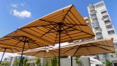 Зонт профессиональный 2.5х3.5 м Eden Garden Fiesole Split алюминий/дерево, акрил Фото 1