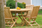 Стол деревянный складной Giardino Di Legno Moon Jimbaran тик Фото 6