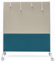 Перегородка мобильная звукопоглощающая PEDRALI Ypsilon Connect алюминий, фанера, пенополиуретан, ткань, сталь Фото 1