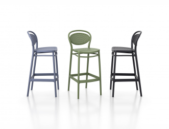 Стул пластиковый барный Marcel Bar 75