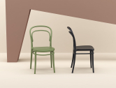 Стул пластиковый Siesta Contract Marie стеклопластик оливковый Фото 9