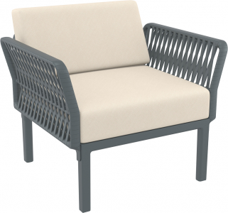 Подушка для спинки кресла Siesta Contract Portofino Lounge полиэстер бежевый Фото 7