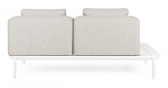 Модуль мягкий с подушками Garden Relax Matrix алюминий, олефин белый Фото 4