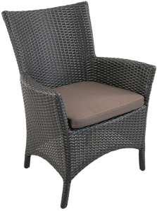 Комплект плетеной мебели ReeHouse Kipr алюминий, искусственный ротанг, оксфорд, стекло венге, коричневый Фото 6