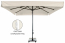 Зонт профессиональный 2.5х2.5 м THEUMBRELA SEMSIYE EVI Avocado алюминий, полиэстер бежевый Фото 1