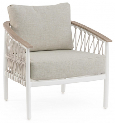 Кресло лаунж плетеное с подушкой-thumbs-Фото1