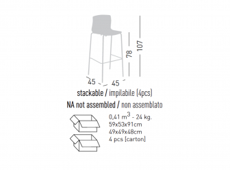 Стул пластиковый барный-thumbs-Фото3