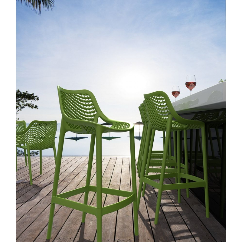Стул пластиковый барный Air Bar 75