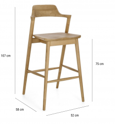 Кресло деревянное барное-thumbs-Фото3