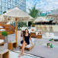 Зонт профессиональный Ø2.5 м Scolaro Palladio Boho дерево ироко, полиэфирный шнур натуральный, слоновая кость Фото 19