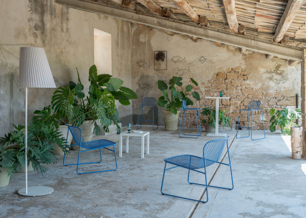 Стул металлический лаунж Riviera