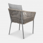 Кресло плетеное с подушками ReeHouse Patio алюминий, искусственный ротанг, олефин серый, сицилия, светло-серый Фото 10