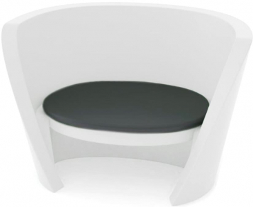 Кресло пластиковое светящееся SLIDE Rap Chair Lighting полиэтилен белый Фото 12