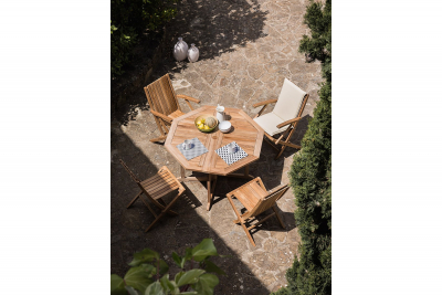Стол деревянный складной Giardino Di Legno Savana Telemaco тик Фото 13