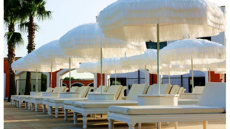 Зонт пляжный соломенный Ø2.4 м Maldive