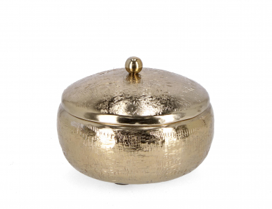 Декоративная свеча Garden Relax Lathe алюминий, воск золотой Фото 2