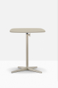 Столик приставной с регулировкой высоты PEDRALI Diego алюминий, сталь, компакт-ламинат HPL песочный Фото 11