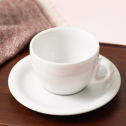 Чашка фарфоровая для капучино Ancap Verona фарфор белый Фото 13
