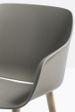 Кресло пластиковое PEDRALI Babila XL RG сталь, ясень, переработанный полипропилен серый Фото 8