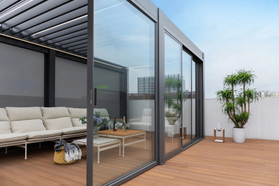 Пергола моторизованная 3х6 м Tagliamento Pergola 120 Series алюминий Фото 9