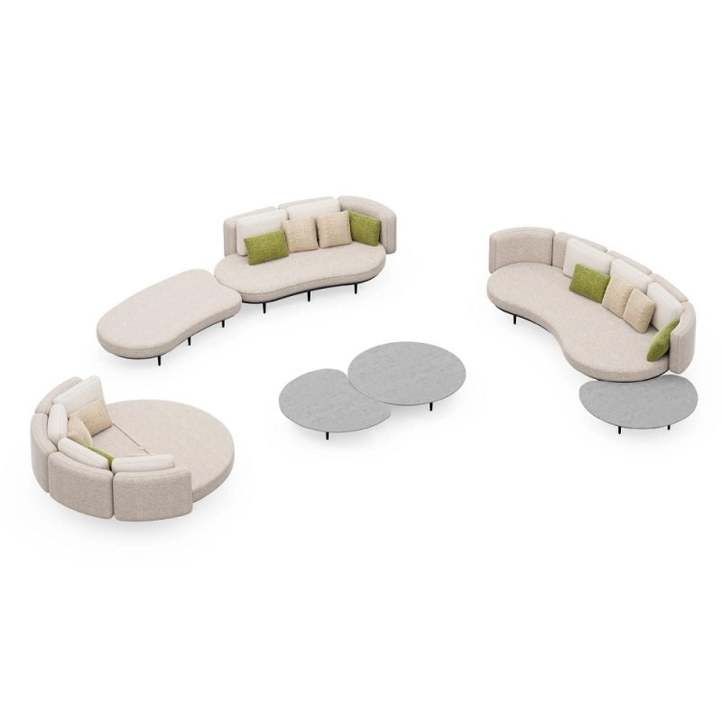 Диван дизайнерский с подушками Organix Lounge