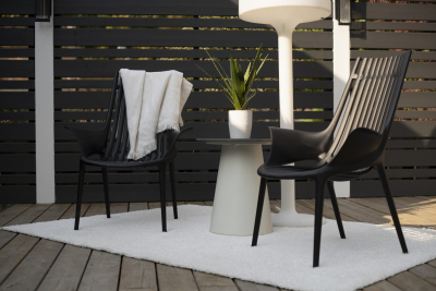 Кресло пластиковое Vondom Ibiza Basic полипропилен, стекловолокно черный Фото 10