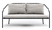 Диван двухместный металлический с подушками EMU Como сталь, акрил Фото 6