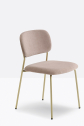 Стул с обивкой PEDRALI Jazz сталь, ткань античная латунь, розовый Фото 6