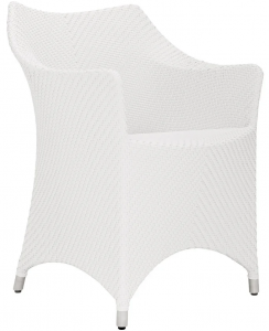 Кресло плетеное JANUS et Cie Amari алюминий, искусственный ротанг снежный Фото 1