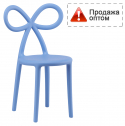 Стул пластиковый детский Qeeboo Ribbon Baby полипропилен голубой Фото 1