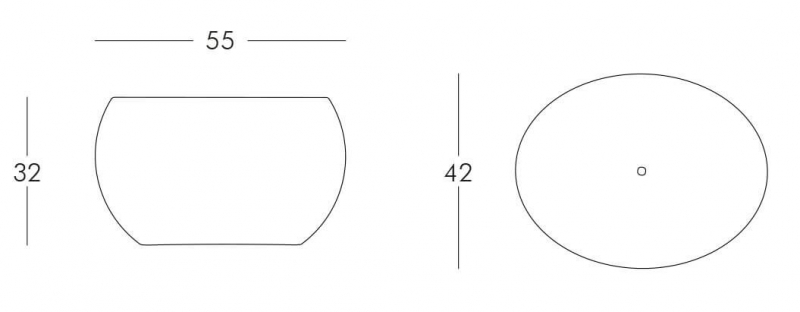 Столик пластиковый журнальный Blos Low Table Standard