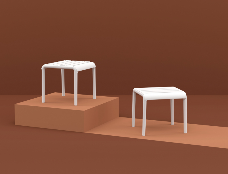 Столик пластиковый журнальный Paris Side Table