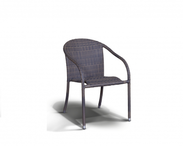 Комплект плетеной мебели 4SIS Паво алюминий, искусственный ротанг серо-коричневый Фото 4