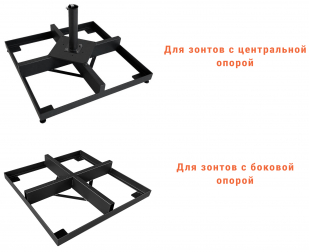 База утяжелительная для зонта с колесами BUD8080DS 32 кг-thumbs-Фото3