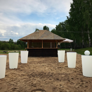 Стол пластиковый светящийся LED Cone полиэтилен белый Фото 2