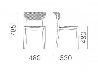 Стул деревянный с мягкой обивкой-thumbs-Фото3