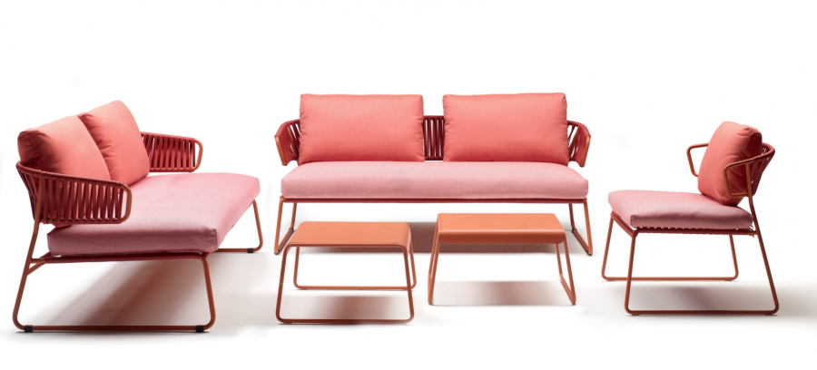 Диван плетеный с подушками Lisa Sofa Club