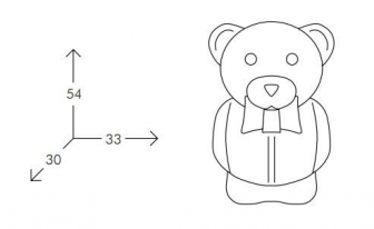 Светильник пластиковый Медвежонок-thumbs-Фото3