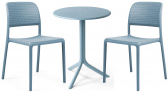 Комплект пластиковой мебели Nardi Step Bora Bistrot стеклопластик голубой Фото 1