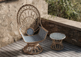 Кресло плетеное SNOC Isobel алюминий, искусственный ротанг Фото 3