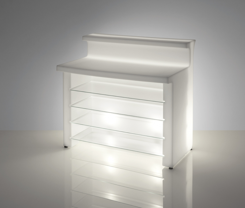 Стойка пластиковая барная светящаяся Break Line Lighting
