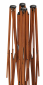 Зонт профессиональный четырехкупольный 6х6 м Scolaro Galaxia Quattro Timber алюминий, акрил имитация ироко, слоновая кость Фото 5